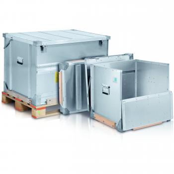 Aluminium box Zarges folding boxes RetouR for general cargo